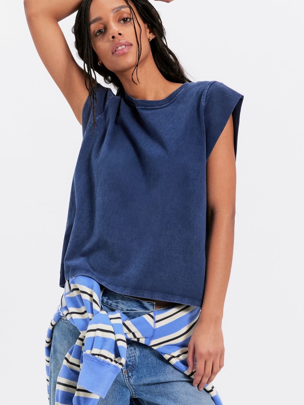 MEDIUM FREE PEOPLE We The Free Atlas Muscle Tee